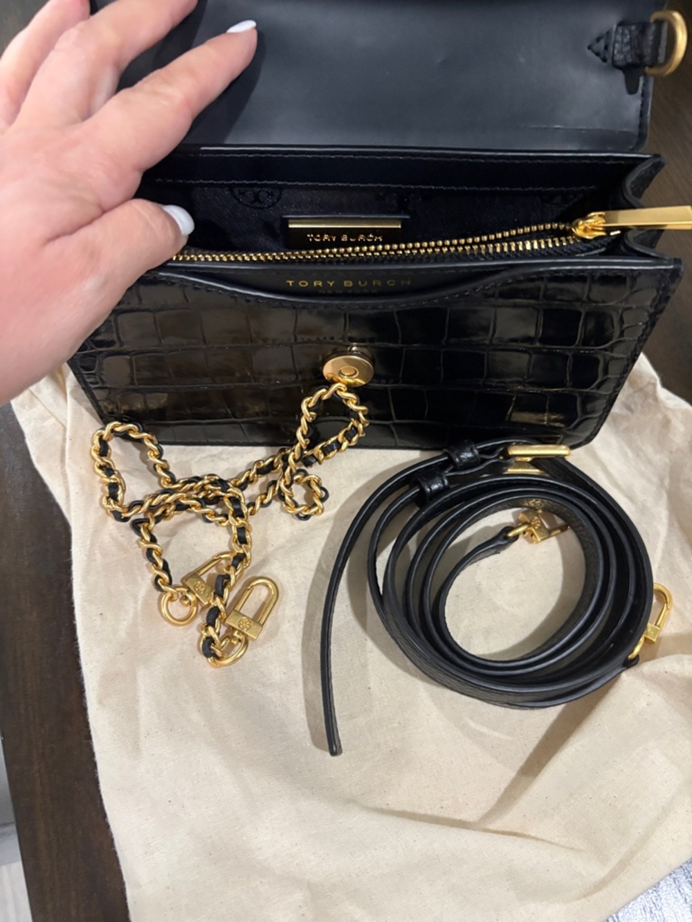 Beautiful very good condition Tory Burch crossbody bag - Picture 11 of 11